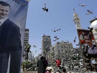 Karo draskoma Sirija renka prezidentą - Pasaulyje