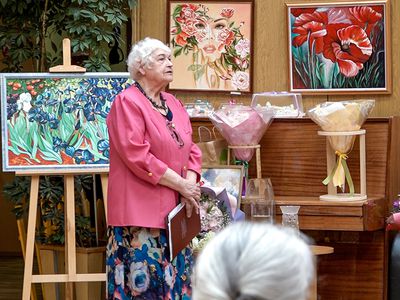 Клуб «Палете» подарил городу две выставки (видео) - В Висагинасе