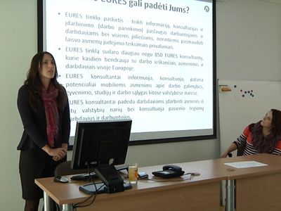 EURES — помощь не только желающим уехать на заработки

 - В Висагинасе