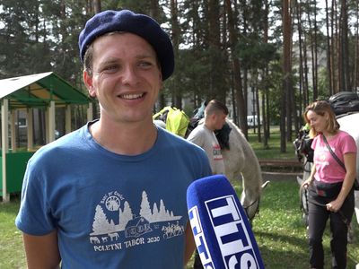 Верхом на лошадях через всю Европу. Остановка - Висагинас (видео) - В Висагинасе