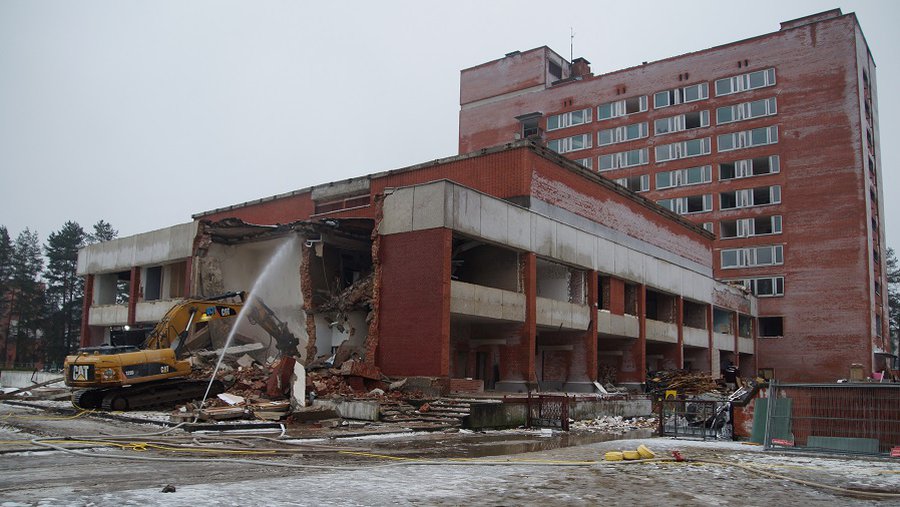 "Падение Аукштайтии" - день первый. (Фото) - В Висагинасе