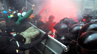 В Киеве задержаны 50 участников акций протеста