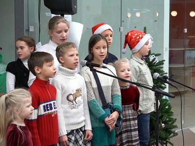 Благотворительная акция «Рождественская сказка» (видео) - В Висагинасе