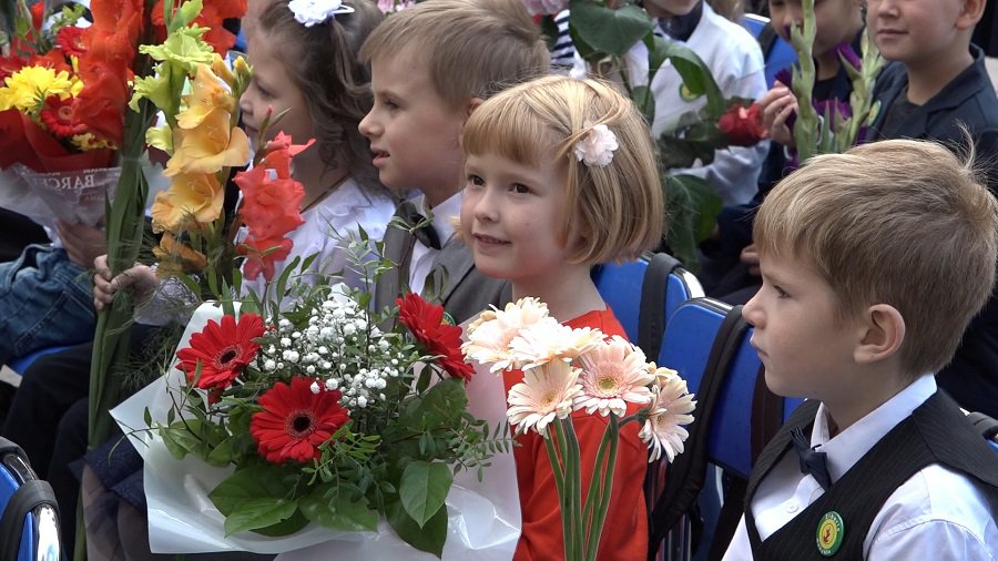День знаний в Висагинасе (видео) - В Висагинасе