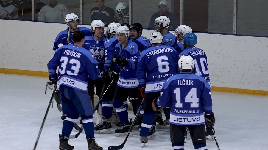 Еще одна победа в активе висагинских хоккеистов (видео) - Культурные и спортивные мероприятия
