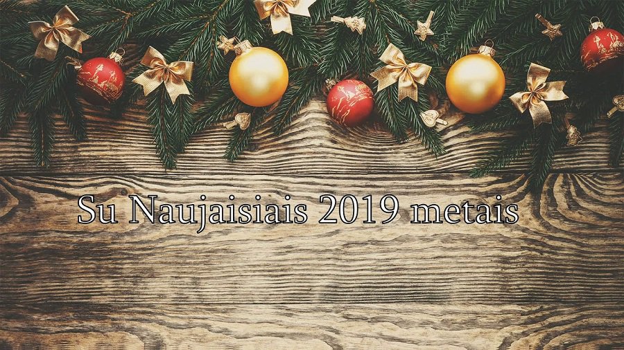 Новогоднее поздравление мэра (Видео) - В Висагинасе