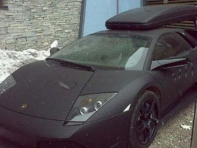 Lamborghini Murcielago LP 640 с внешним багажником для лыжной экипировки - Хобби, отдых и развлечения