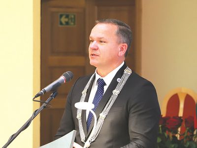 Поздравление мэра по случаю празднования 48-летия Висагинаса - В Висагинасе