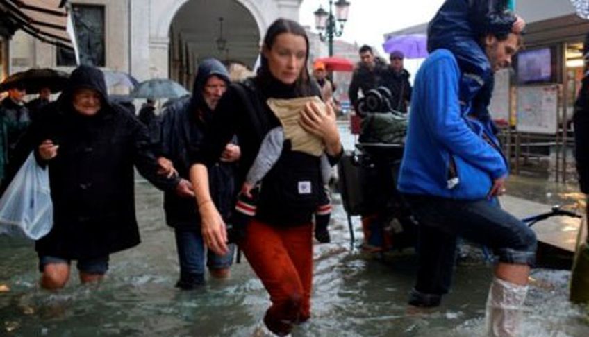 Венецию затопило на 70%