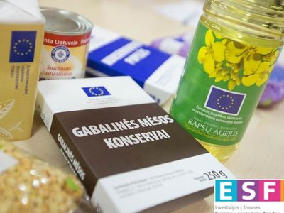 О выдаче продуктов малоимущим жителям - В Висагинасе