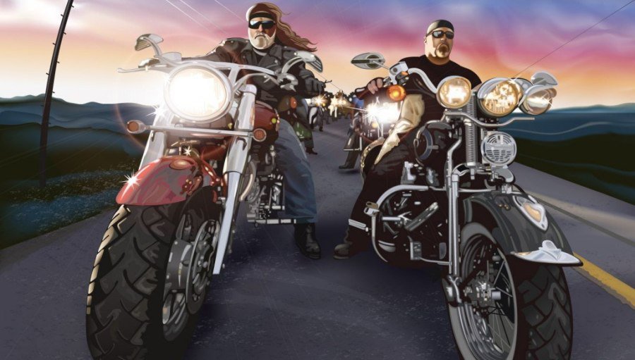 Наши люди: Эдгар Пишчикас (Сепа) и его песня «Байкер»  - В Висагинасе