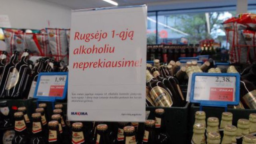 2 сентября запрет на алкоголь действовать не будет  - В Висагинасе