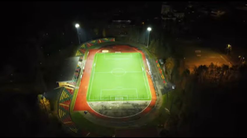 Висагинас получил современное освещение стадиона, соответствующее стандартам UEFA