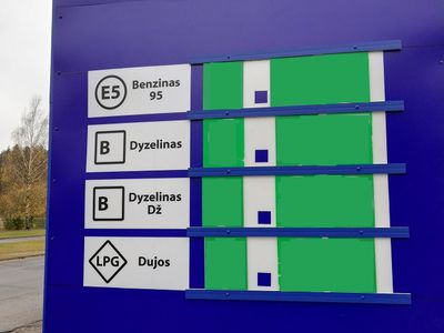 С 1 ноября  - изменения маркировки топлива на заправках - Литва и страны Балтии