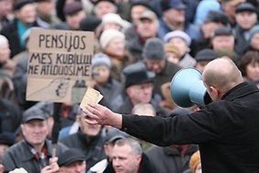 Пенсионеры с профсоюзами обещают протестовать у Сейма                                                                                                  - Литва и страны Балтии