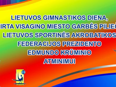 Приглашаем всех жителей города на День гимнастики - В Висагинасе