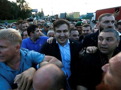 Михаил Саакашвили прорвался на территорию Украины - В Мире