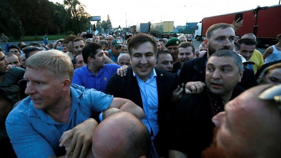 Михаил Саакашвили прорвался на территорию Украины - В Мире