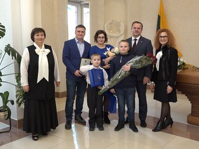 Чествование первого новорождённого года (видео) - В Висагинасе