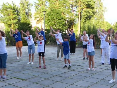 Приходите на флешмоб (видео) - В Висагинасе