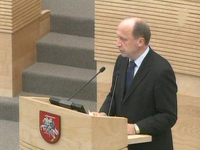 Президент Литвы представил Сейму кандидатуру нового премьер-министра - Литва и страны Балтии