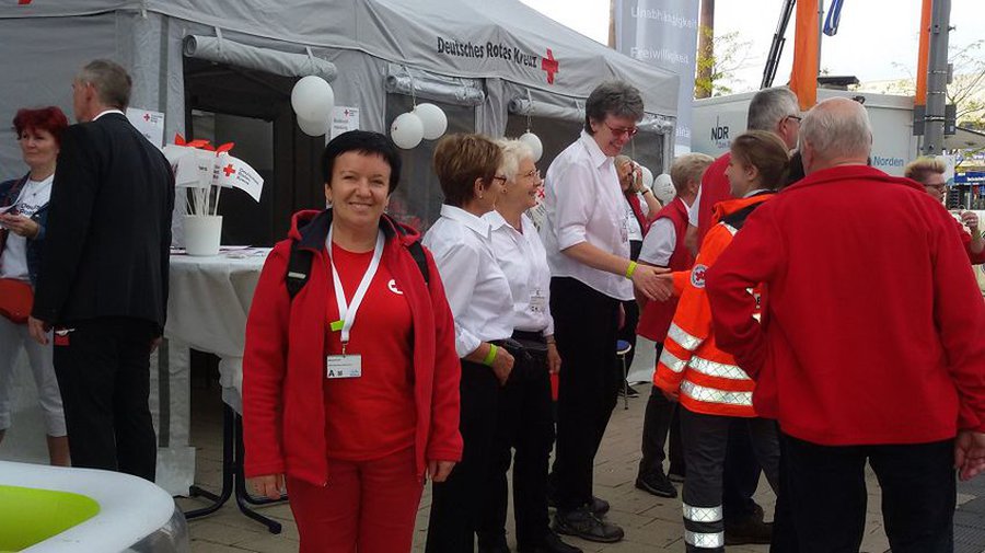 Спасибо, Мария! После 25 лет работы в Красном Кресте М. Коркут оставила пост руководителя - В Висагинасе