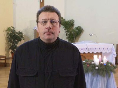 Kunigas Vidmantas Rudokas sveikina šv. Kalėdų proga (video) - Sveikinimai