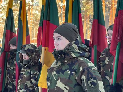 16 февраля в Висагинасе. День восстановления Литовского государства. (видео) - В Висагинасе