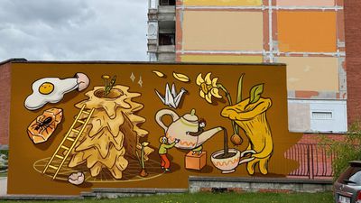 В Висагинасе на стенах трех домов могут появиться муралы Марии Тюриной