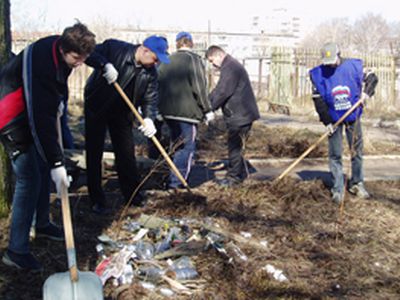 Городу нужна весенняя приборка - В Висагинасе