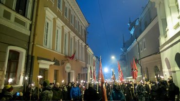 В Вильнюсе в шествии националистов участвовали около 300 человек