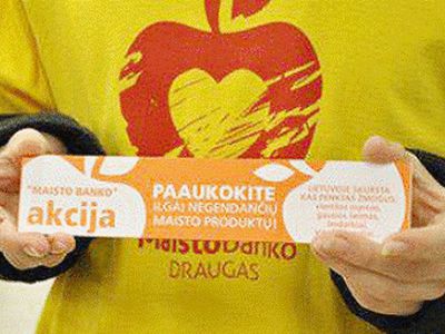  «Maisto bankas» — осенняя акция по сбору продуктов - В Висагинасе