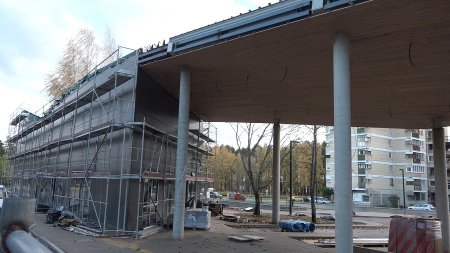 В чем причина задержки строительства автовокзала? - В Висагинасе