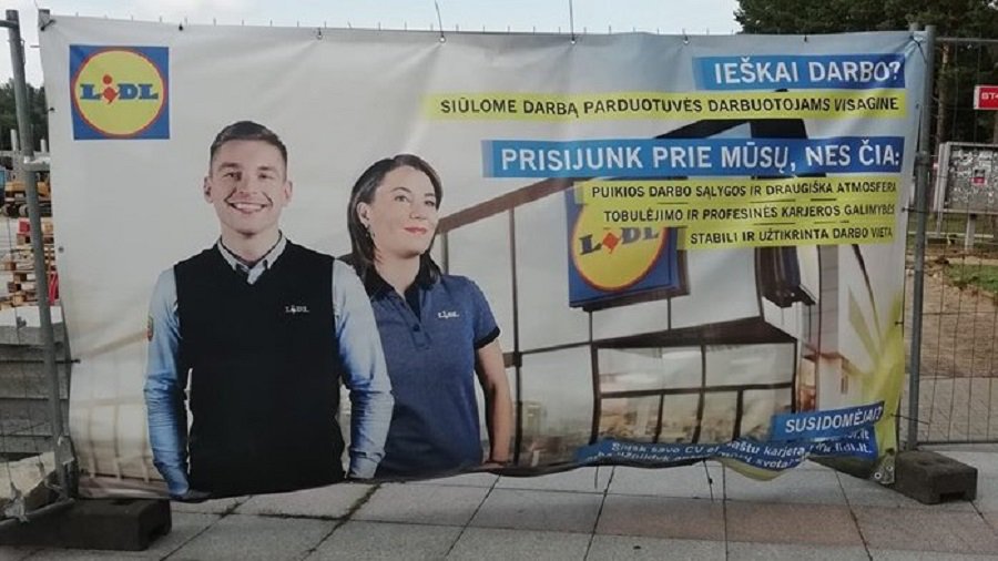 Когда откроется"Lidl"? - В Висагинасе