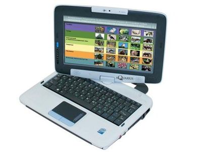 Aquarius NS409: учебный нетбук с поворотным сенсорным дисплеем - IT новости