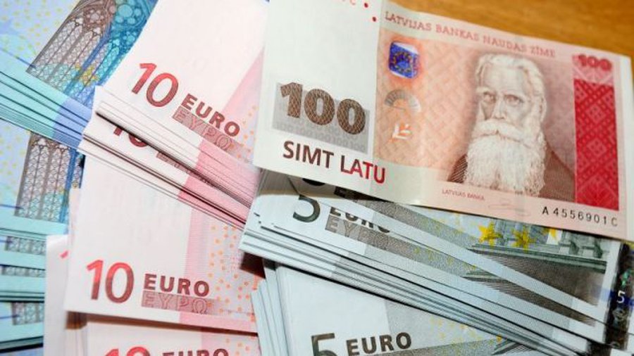 Евро в Латвии - Литва и страны Балтии