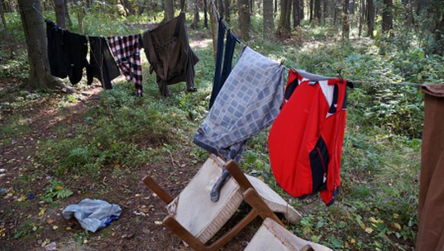 Dvi moterys su septyniais vaikais mėnesį gyveno Klaipėdos krūmynuose - Lietuva ir Baltijos šalys