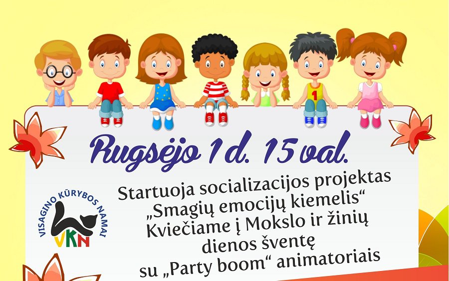 Kviečiame į Mokslo ir žinių dienos šventę - Visagine