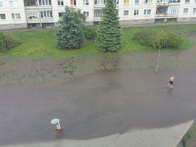 С. Мицкевич: проблемы с ливневкой на ул. Висагино будут выясняться в срочном порядке - В Висагинасе