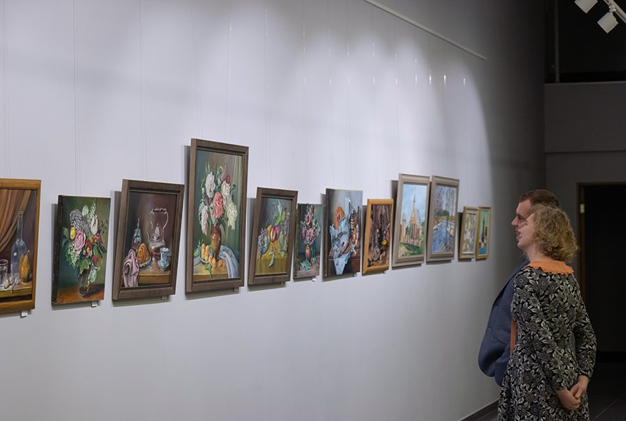 Открыта осенняя выставка художественного клуба «Квадрат» (фотогалерея) - В Висагинасе