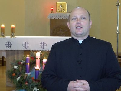 Ксендз Анджей Билински обращается к горожанам (видео) - Поздравления