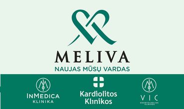 Клиники «InMedica», «Kardiolitos klinikos» и стоматологические клиники VIC отныне будут работать под новым общим именем – «Meliva».