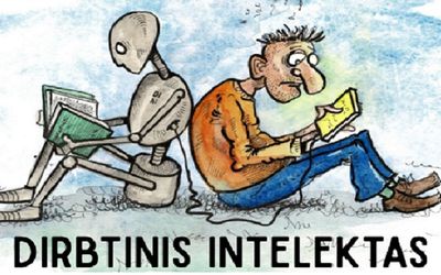 Приглашение на открытие выставки мультфильмов «Искусственный интеллект» - В Висагинасе