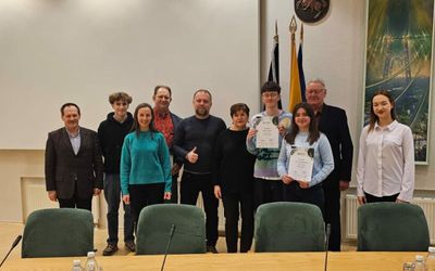 В Висагинасе наградили призеров Национального экзамена по экологии - Висагинас и висагинцы