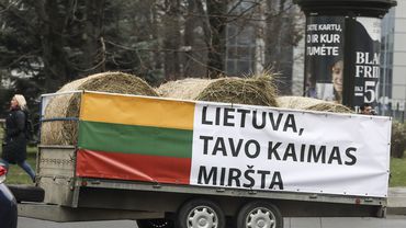 В Брюсселе будут протестовать 170 фермеров из Литвы