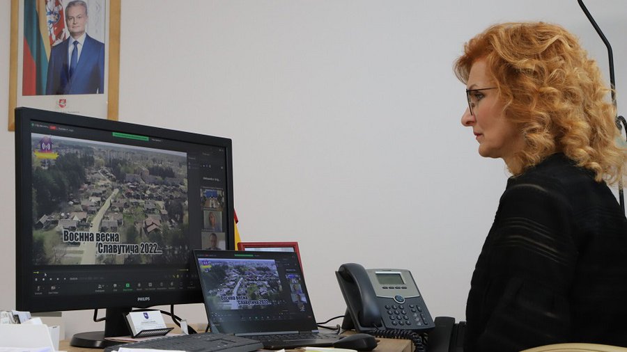 Вице-мэр приняла участие в заседании городского совета города Славутич (видео) - В Висагинасе