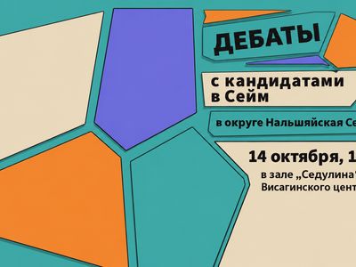 В Висагинасе пройдут дебаты кандидатов в Сейм от округа Нальшяйская Северная - Выборы в Сейм