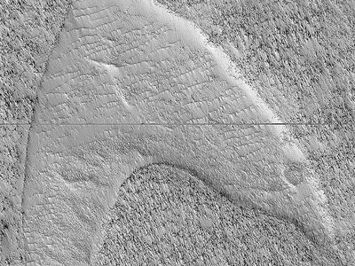 Ученые США обнаружили на поверхности Марса эмблему "Звездного флота" из сериала Star Trek - Это интересно