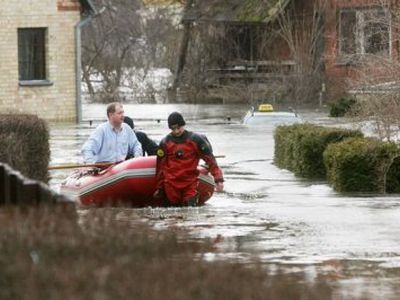 Pavasarinis potvynis gresia pusei JAV - Pasaulyje