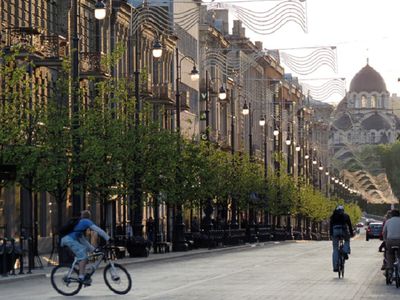 В День без автомобиля в Вильнюсе - бесплатный общественный транспорт и развлечения - Литва и страны Балтии